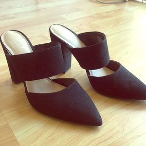 Heeled mules